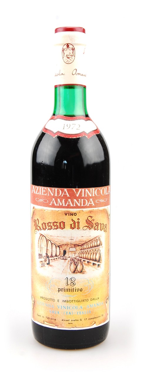 Wein 1972 Primitivo Rosso di Sava Amanda
