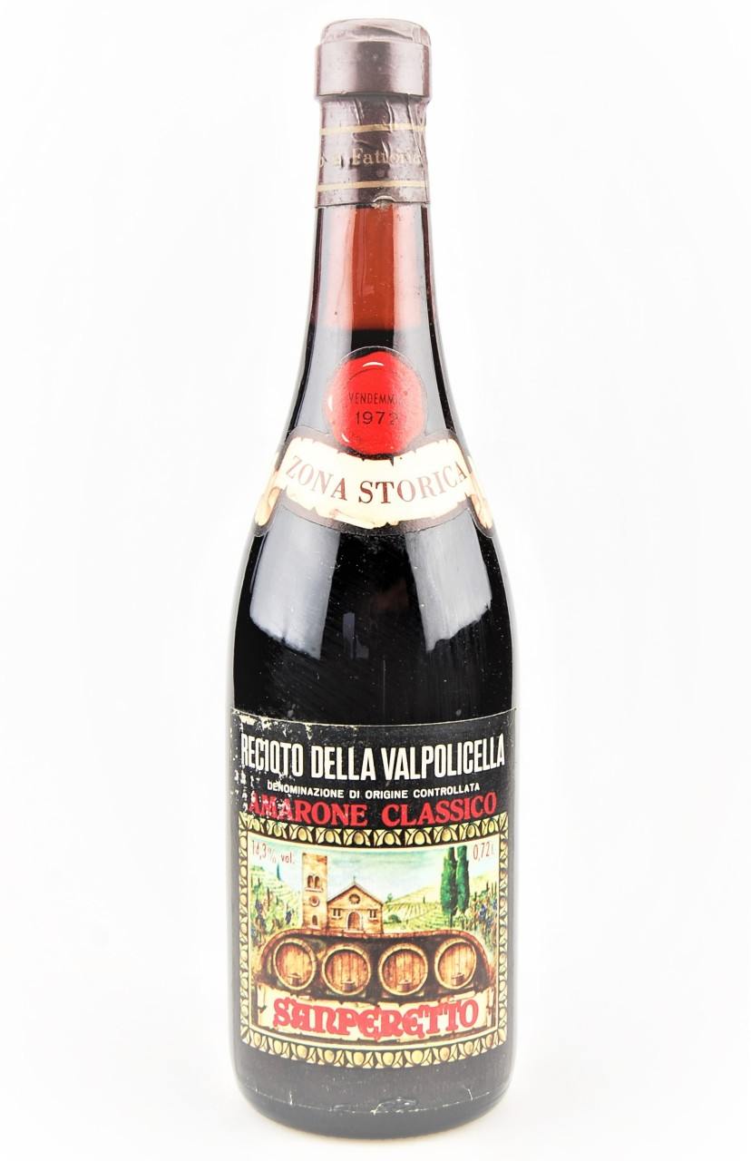 Wein 1972 Amarone Recioto della Valpolicella Sanperetto