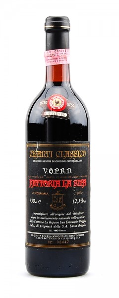 Wein 1987 Chianti Classico Fattoria La Ripa numerati
