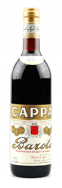 Wein 1971 Barolo Angelo Cappa