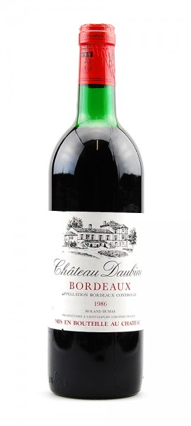Wein 1986 Chateau Daubiac Appellation Bordeaux Controlee