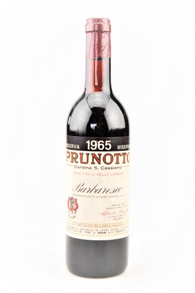 Wein 1965 Barbaresco Riserva Prunotto