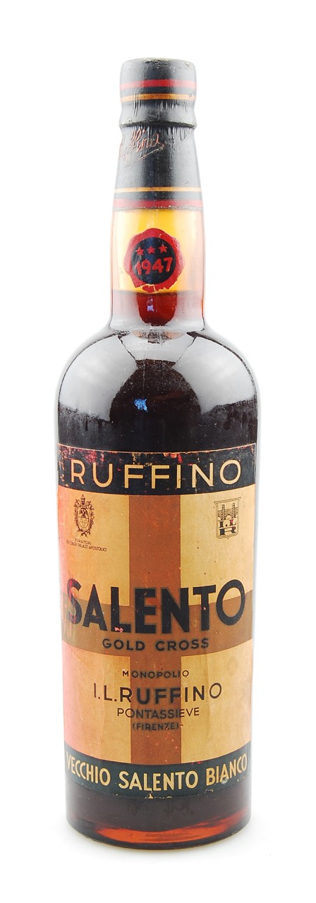 Wein 1947 Salento Ruffino Vino Liquoroso Gold Cross