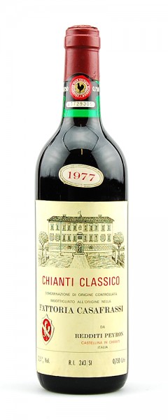 Wein 1977 Chianti Classico Fattoria Casafrassi