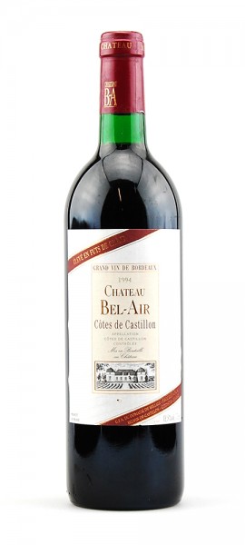 Wein 1994 Chateau Bel-Air Cotes de Castillon