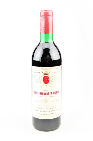 Wein 1972 Saint Georges d´Orques